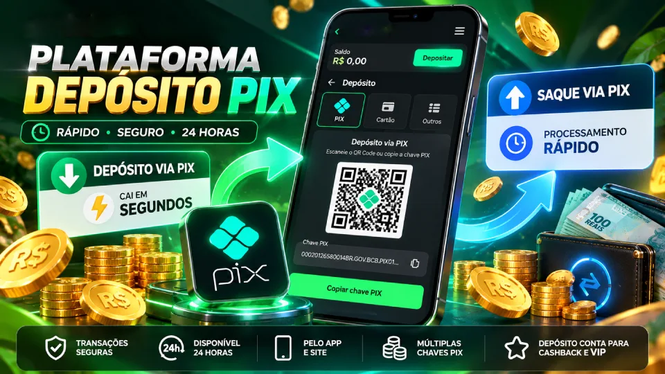 Tela de depósito PIX do 5sbet